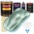 Frost Green Metallic - Urethane Basecoat with Clearcoat Auto Paint (Complete Medium Gallon Paint Kit) Professional Gloss Automotive Car Truck Coating