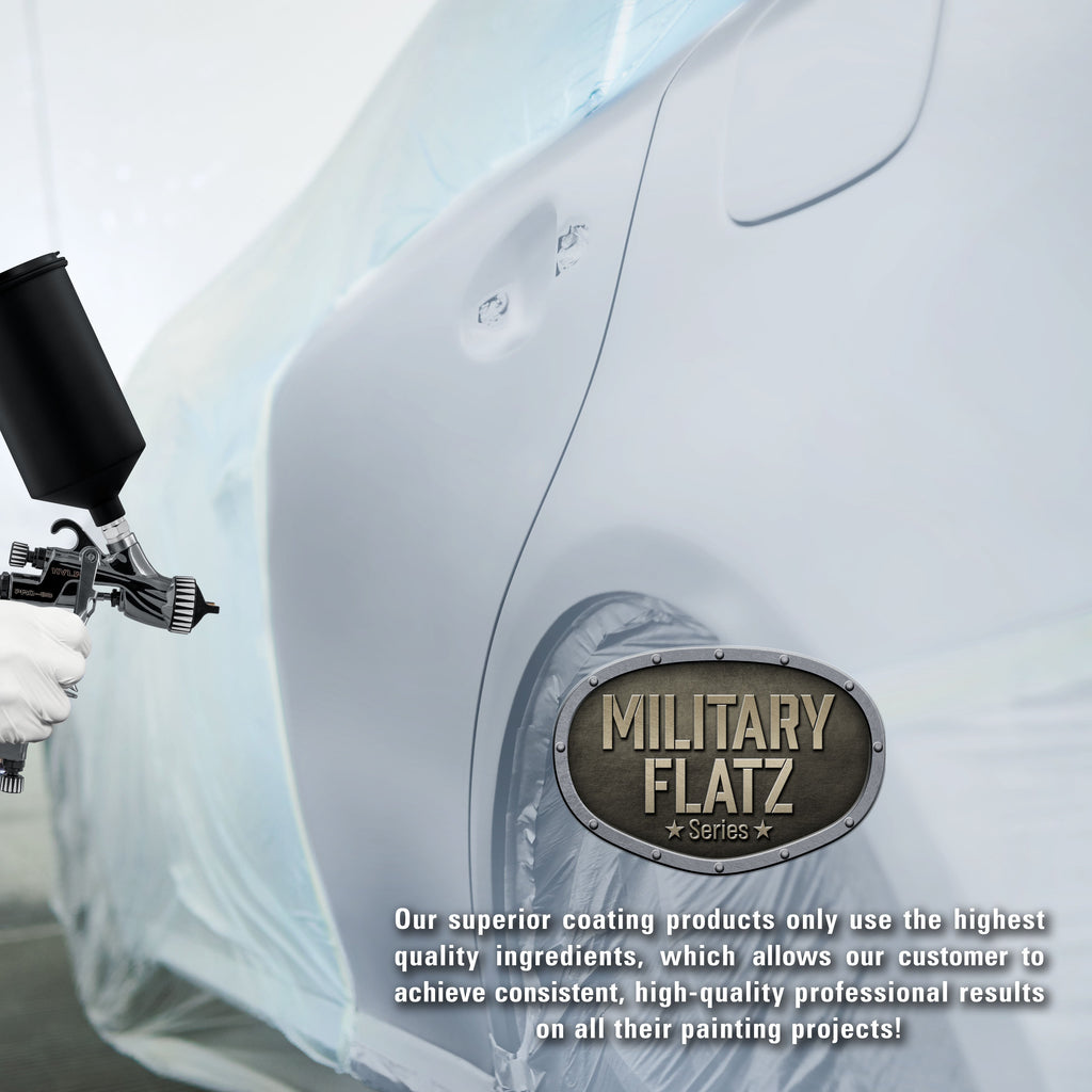 Military Flatz 595-36375 Light Gray - 2K Urethane Flat Automotive Paint - Gallon