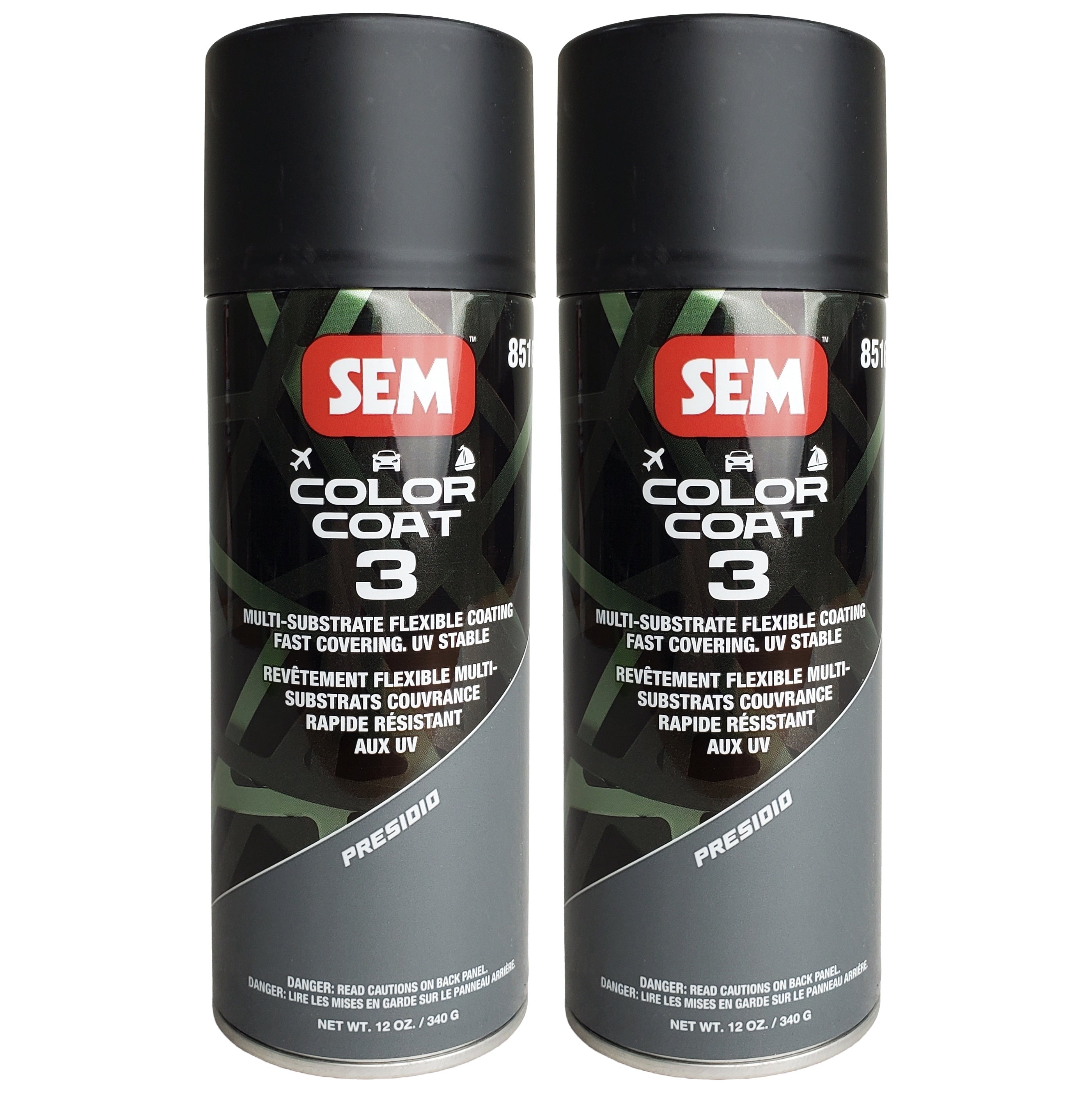 Color Coat 3 Presidio - Multi-Substrate Flexible Coating, 12oz, Aerosol - 2 Pack