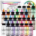 24 Color Deluxe Airbrush Cake Color Kit, 2 oz. Bottles