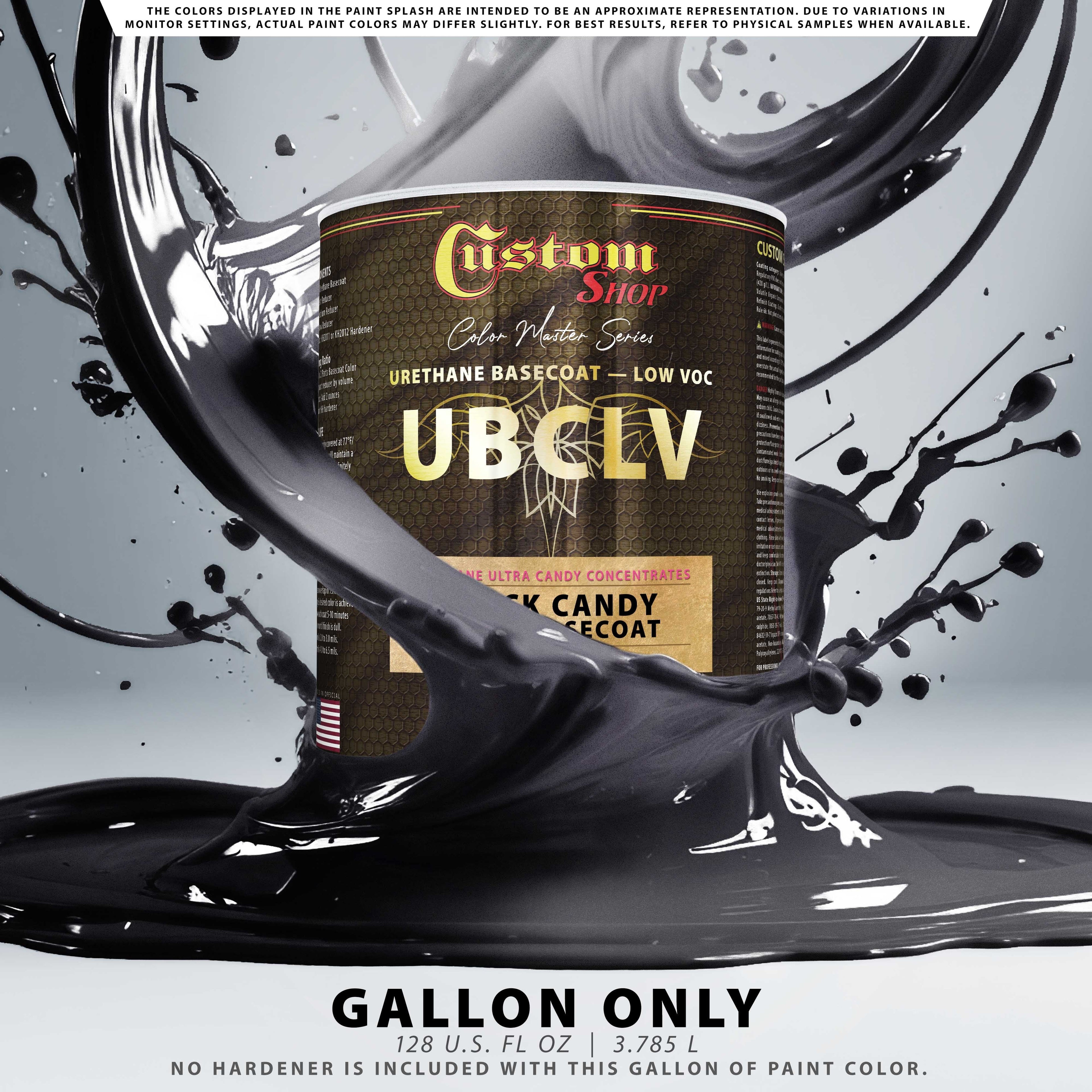 UFC Urethane Ultra Flake Colors - Black Candy Flake Basecoat- Gallon