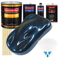 Moonlight Drive Blue Metallic - Urethane Basecoat with Clearcoat Auto Paint (Complete Fast Gallon Paint Kit) Professional Automotive Car Truck Coating