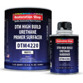1.25 Quart 2K High Build Primer Automotive Paint Kit - 1 Qt. White Urethane Primer Surfacer, 1/2 Pint Hardener, 4:1 Mix Ratio