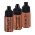 Blush, Shimmer and Bronzer Shade Set (Trio Set) of Belloccio's Professional Airbrush Makeup in 1/4 oz. Bottles