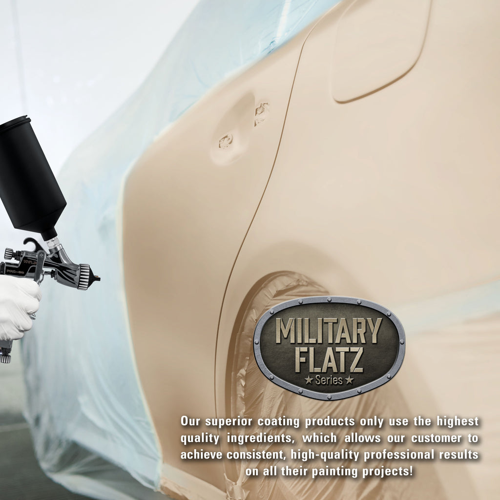 Military Flatz 595-33510 Sandstone - 2K Urethane Flat Automotive Paint - Gallon