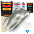 Brilliant Silver Firemist - Urethane Basecoat with Premium Clearcoat Auto Paint (Complete Slow Gallon Paint Kit) Professional Gloss Automotive Coating