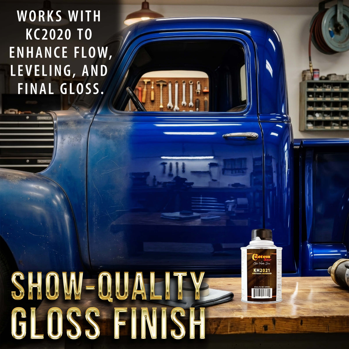 KH2021 Ultra Flow Urethane Clearcoat Hardener, 1 Half Pint