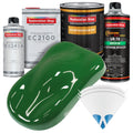 Emerald Green Urethane Basecoat with European Clearcoat Auto Paint - Complete Quart Paint Color Kit - Automotive Refinish Coating