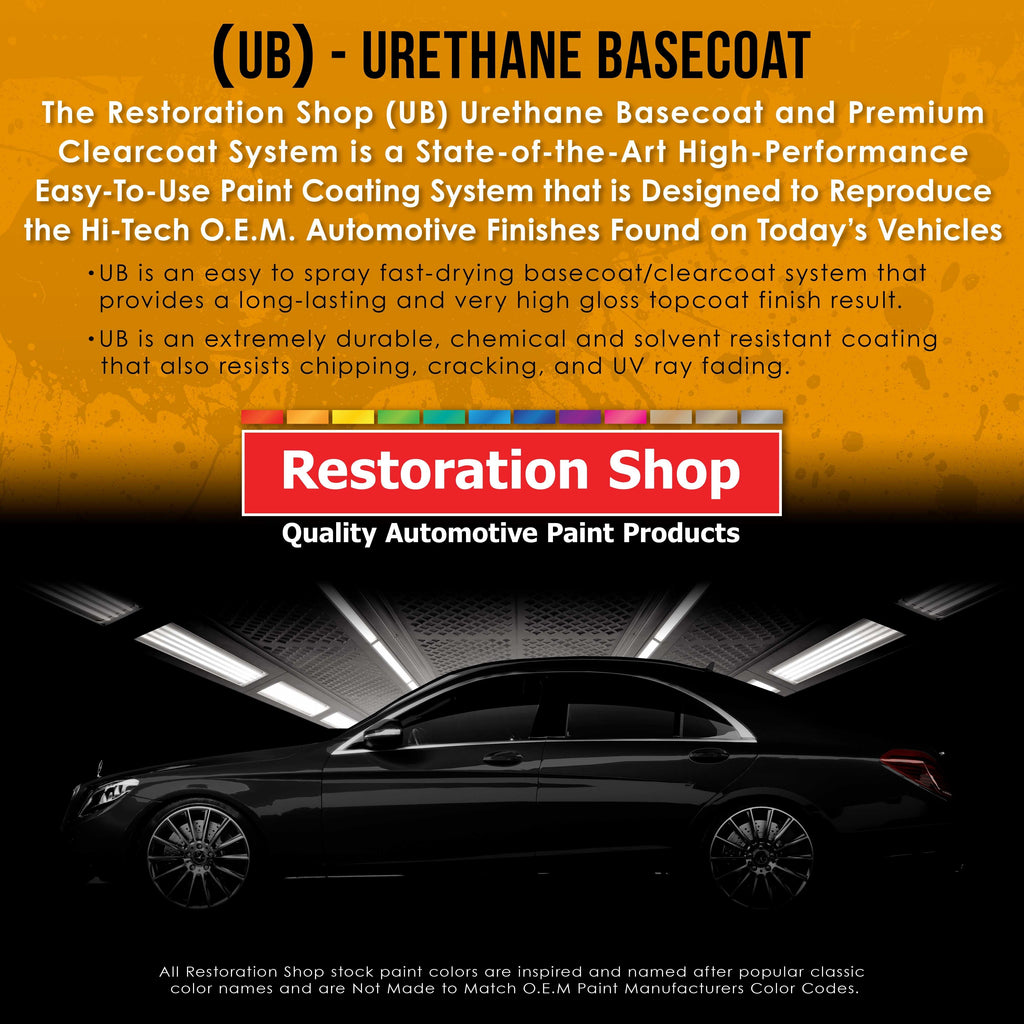 Carmine Red - Urethane Basecoat Auto Paint - Gallon Paint Color Only - Professional High Gloss Automotive, Car, Truck Coating