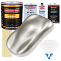 Sterling Silver Metallic - Urethane Basecoat with Premium Clearcoat Auto Paint (Complete Slow Gallon Paint Kit) Professional Gloss Automotive Coating
